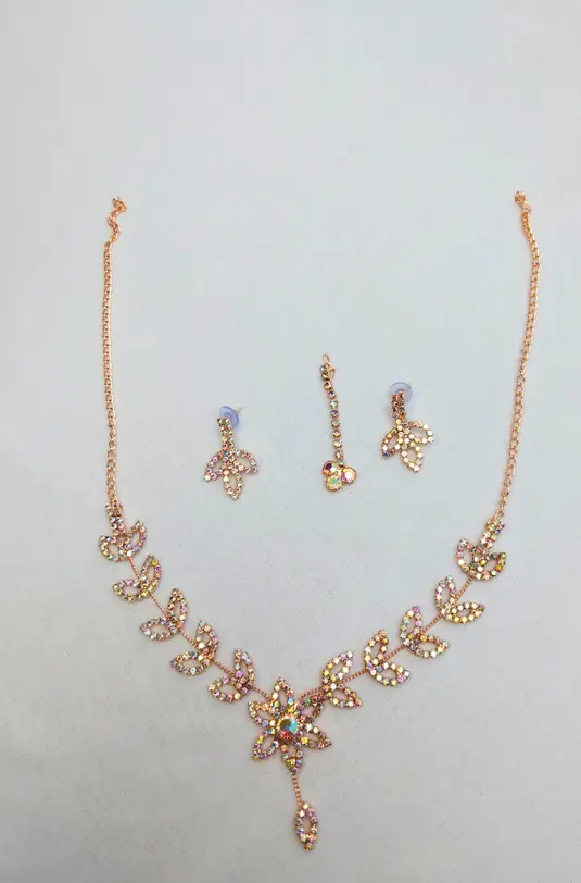 Oxidised Jewellery Set for Women – 1 Necklace with Cute Matching Earrings